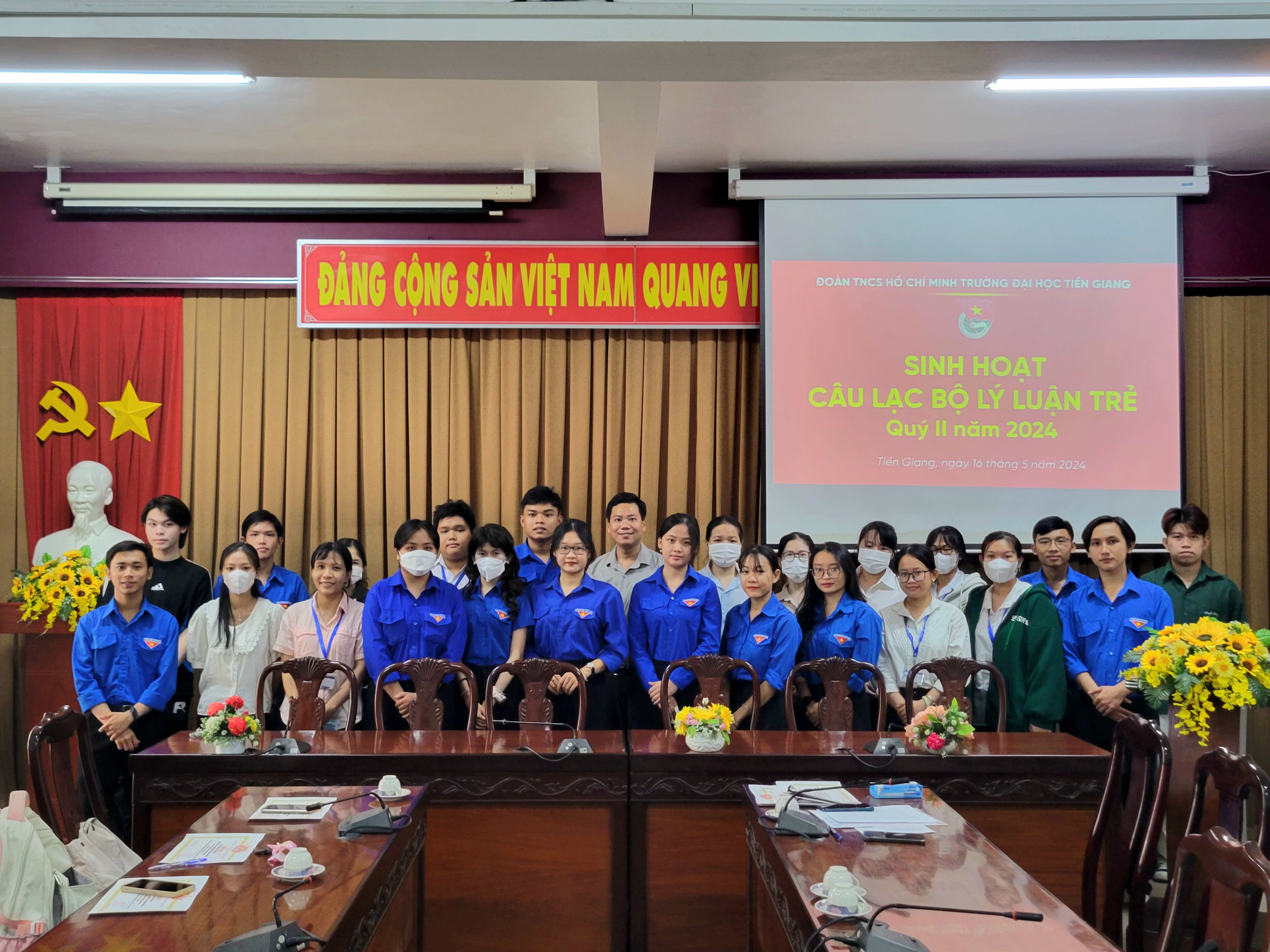 Sinh hoạt Câu lạc bộ Lý luận trẻ Trường Đại học Tiền Giang, Quý II năm 2024