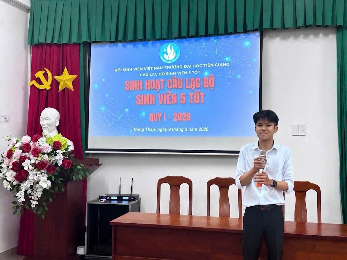SINH HOẠT CÂU LẠC BỘ “SINH VIÊN 5 TỐT” QUÝ I NĂM 2026