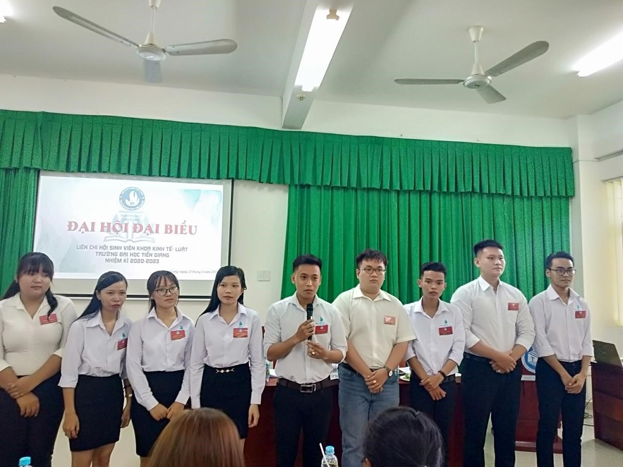 Đồng chí Lê Trung Nhân tái đắc cử chức vụ Trưởng liên chi hội sinh viên Khoa Kinh tế - Luật, Nhiệm kì 2020 - 2023