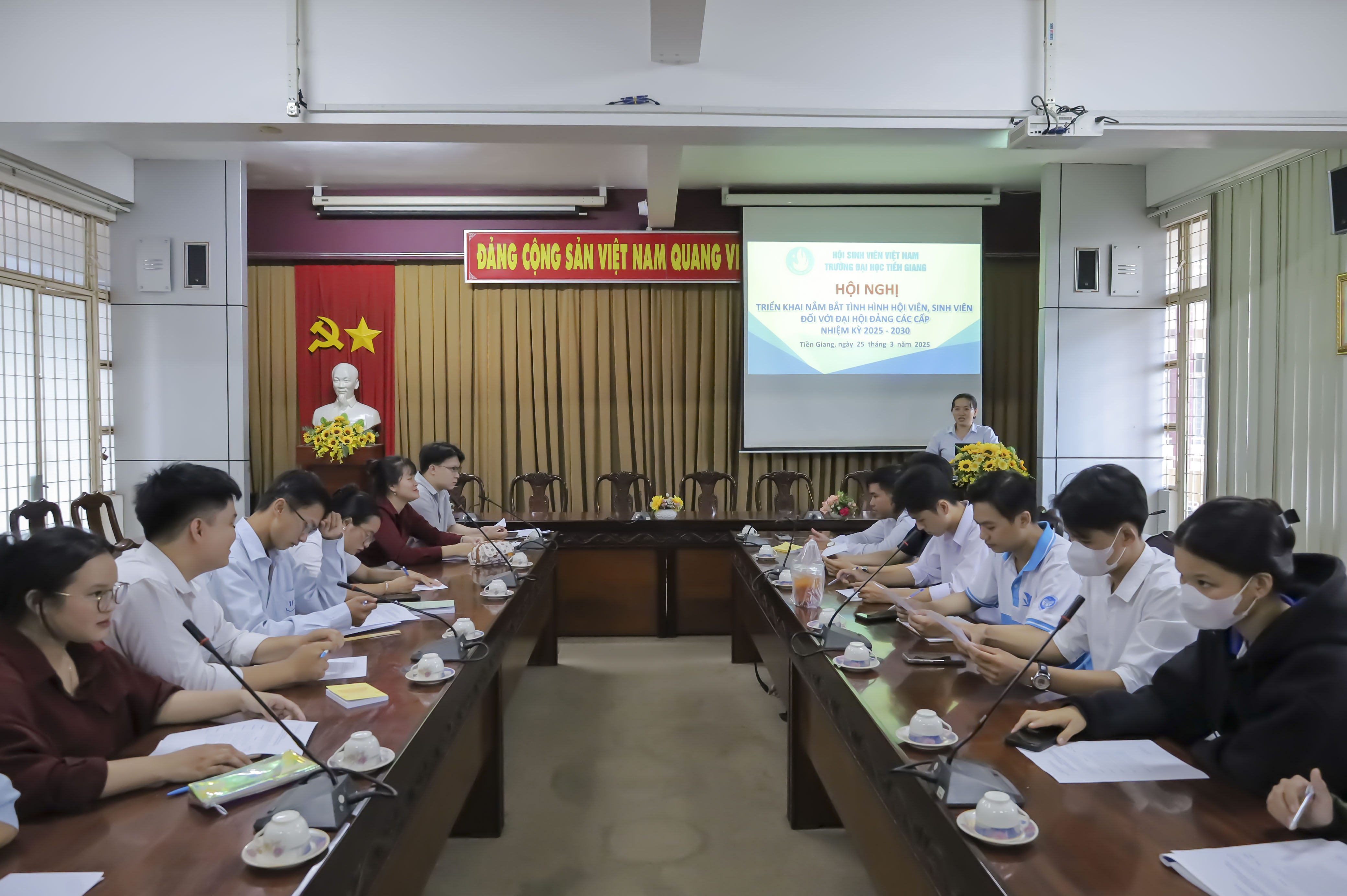 Hội nghị Triển khai nắm bắt tình hình hội viên, sinh viên đối với Đại hội Đảng các cấp, nhiệm kỳ 2025-2030