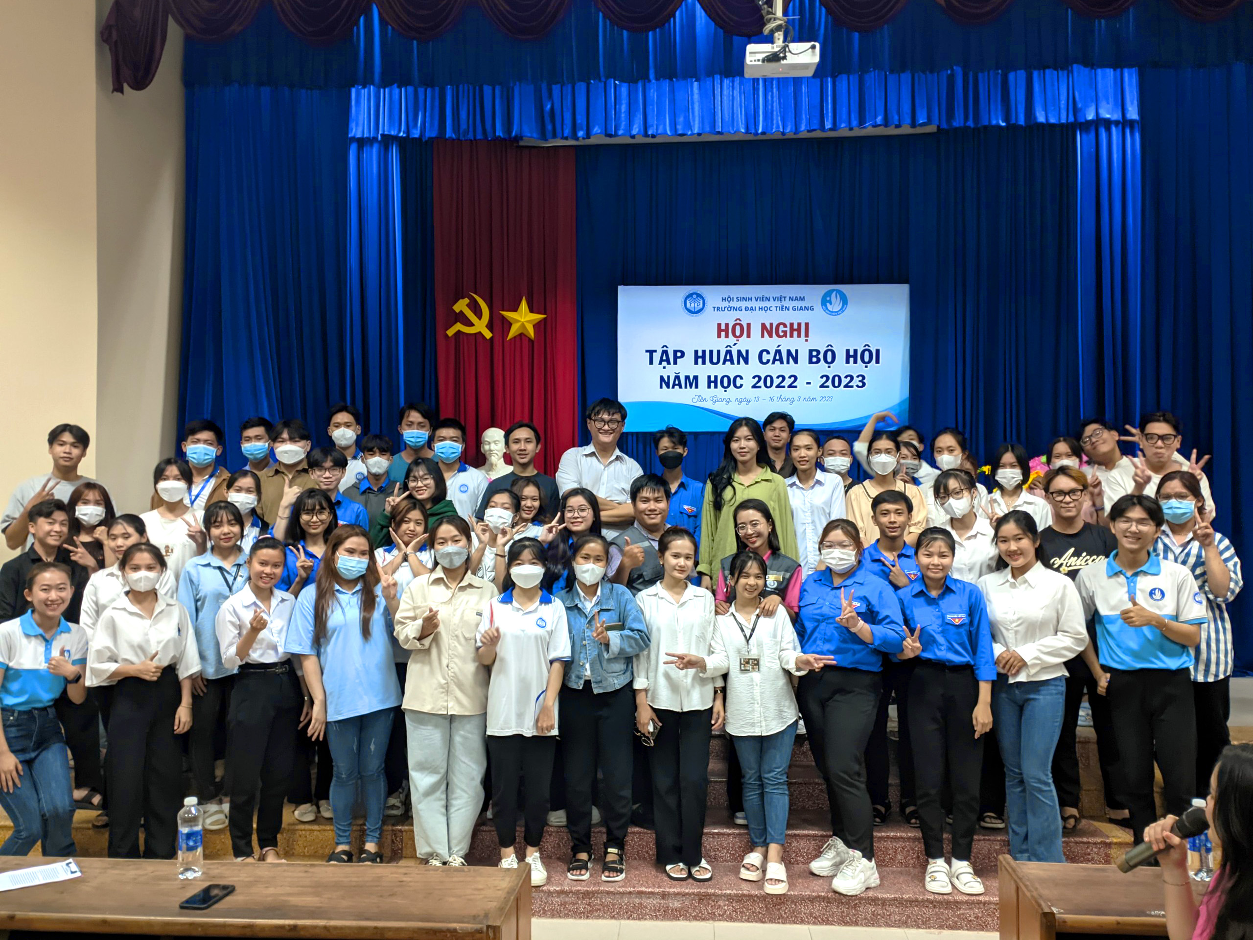 Hội Sinh viên Trường Đại học Tiền Giang: Tập huấn công tác tổ chức xây dựng Hội cho cán bộ Hội năm học 2022 - 2023